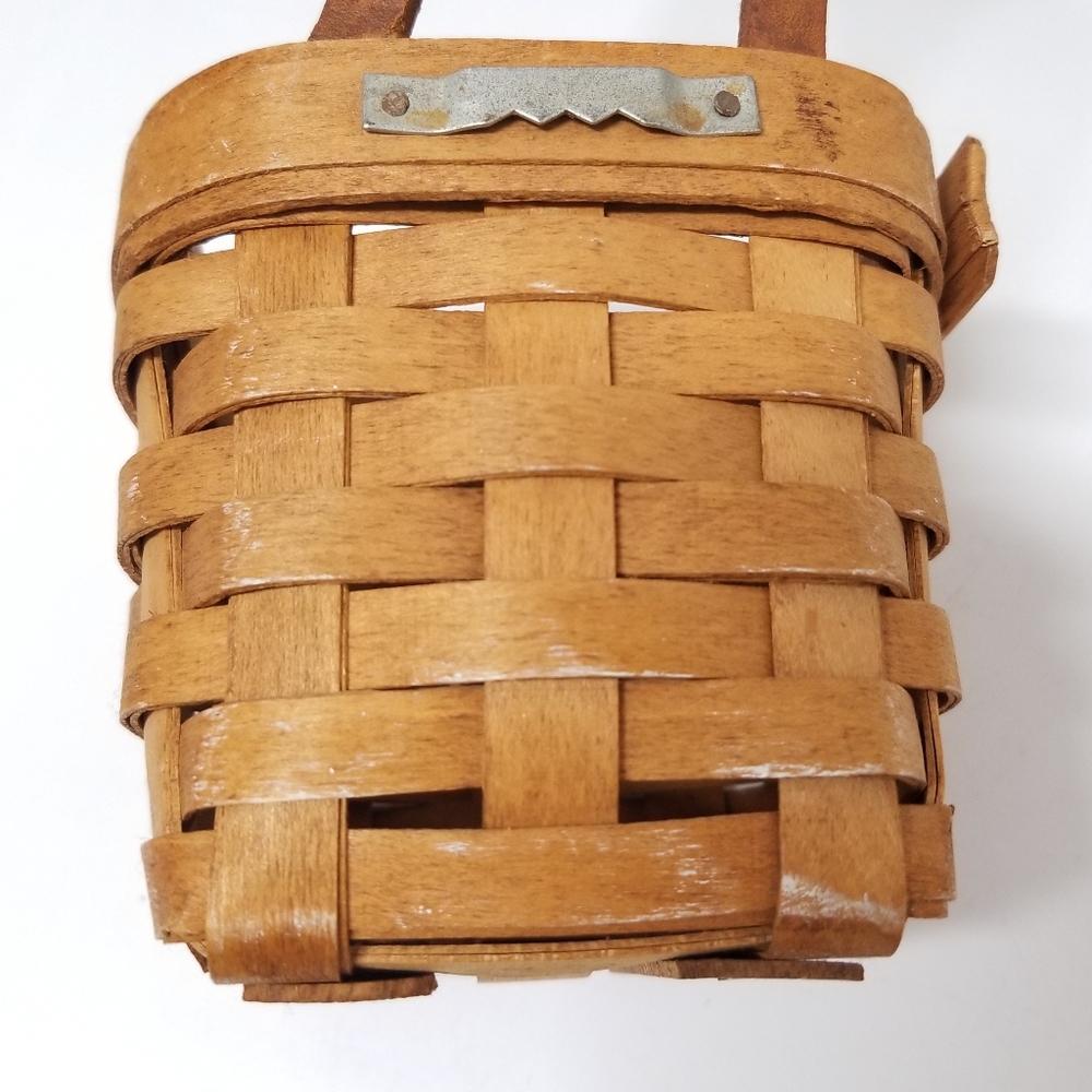 Longaberger 3pc Brown & Multi Color Small Basket Set - Picture 15 of 16